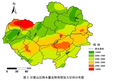 基于日氣象數據的降雨侵蝕力時(shí)空變