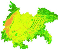 川渝生态适宜性分析專題制作