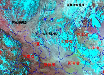 典型沙塵天氣衛星影像數據服務